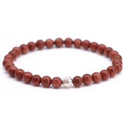 Minimal for her Red Peach Goldstone
