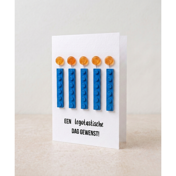 Ik wens je verjaardagskaart – Bouwsteen LEGO