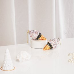 Cintre de Noël - Glace - Verre - 5,5x5,5x12cm