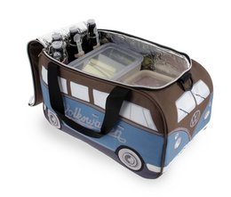 Volkswagen VW T1 Bus Cooler Bag (25 l) - Petrol & Brown