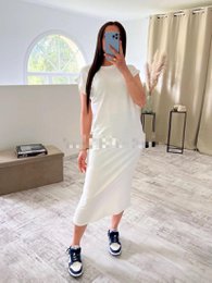 Dress dress model tshirt in cotton
