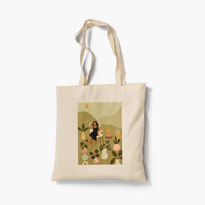 Safari Plants - Borsa tote organica