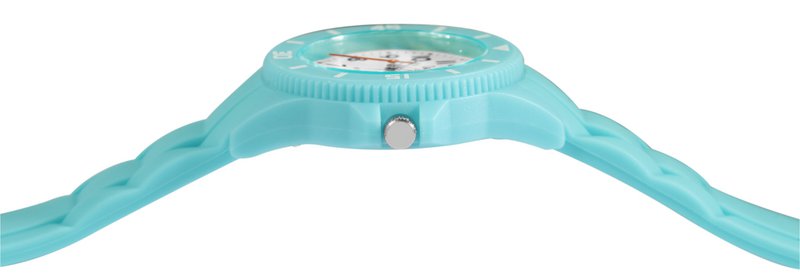 Montre Q&Q pour enfants/jeunes avec bracelet en silicone, 10 ATM, bleu clair