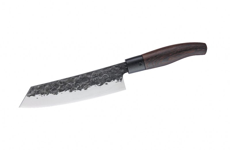 TAKAHIRO MIYAZAKI - Santoku bocho Okii - Santoku knife 7 inch, blade made of Japanese blue paper steel