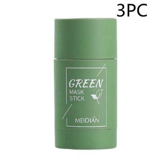 Cleansing Green Tea Mask Clay Stick Oil Control Anti-Acne Whitening Seaweed Mask Skin Care