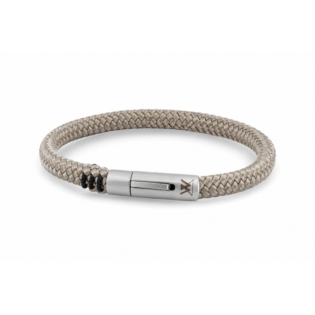 Bracelet corde 6mm - Collection Ruyter | Édition argent