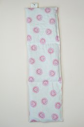 Katoenen warmtekussen gevuld met biologische spelt Smiley Pink