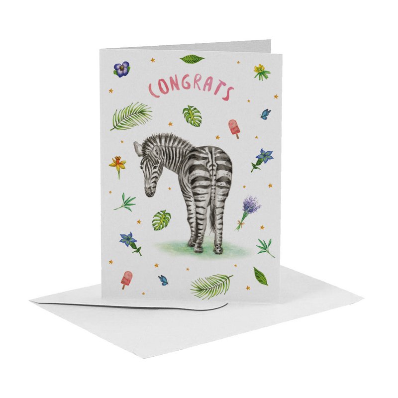 10 wenskaarten mix - gevouwen met envelop - Verjaardag - Liefde - Papegaai - Olifant - Zebra - Dolfijn - Leeuwen - A6 formaat - aquarel
