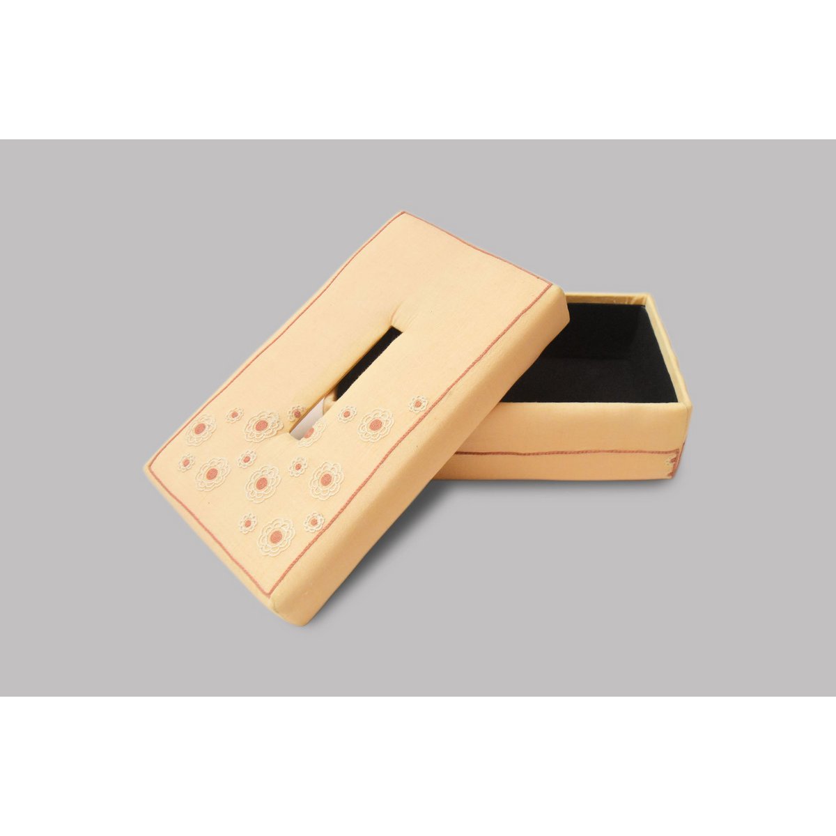 Weefseldooshoes | Geweven Katoen Japans Geel | 24x14cm