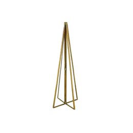 Sapin de Noël - Métal/Verre - Or - 5,5x20cm