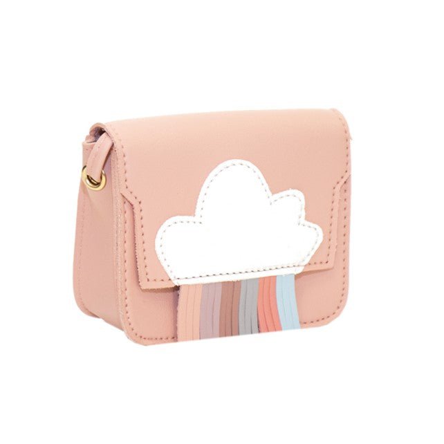Children's shoulder bag - Mini Rainbow Pink