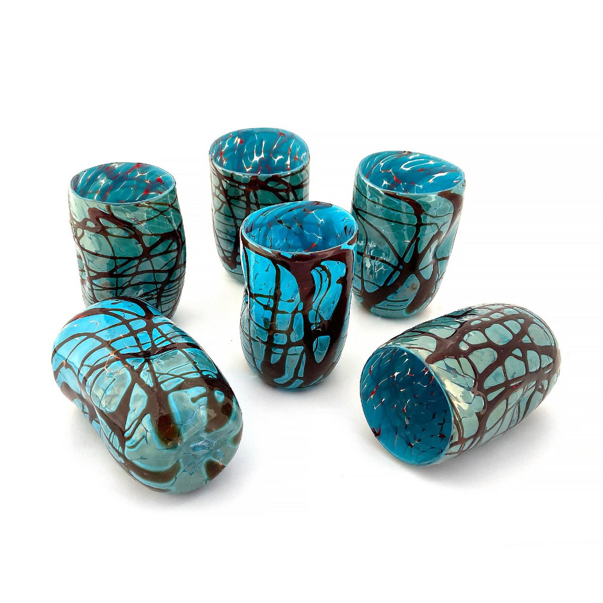 6 PEZZI AZZURRO