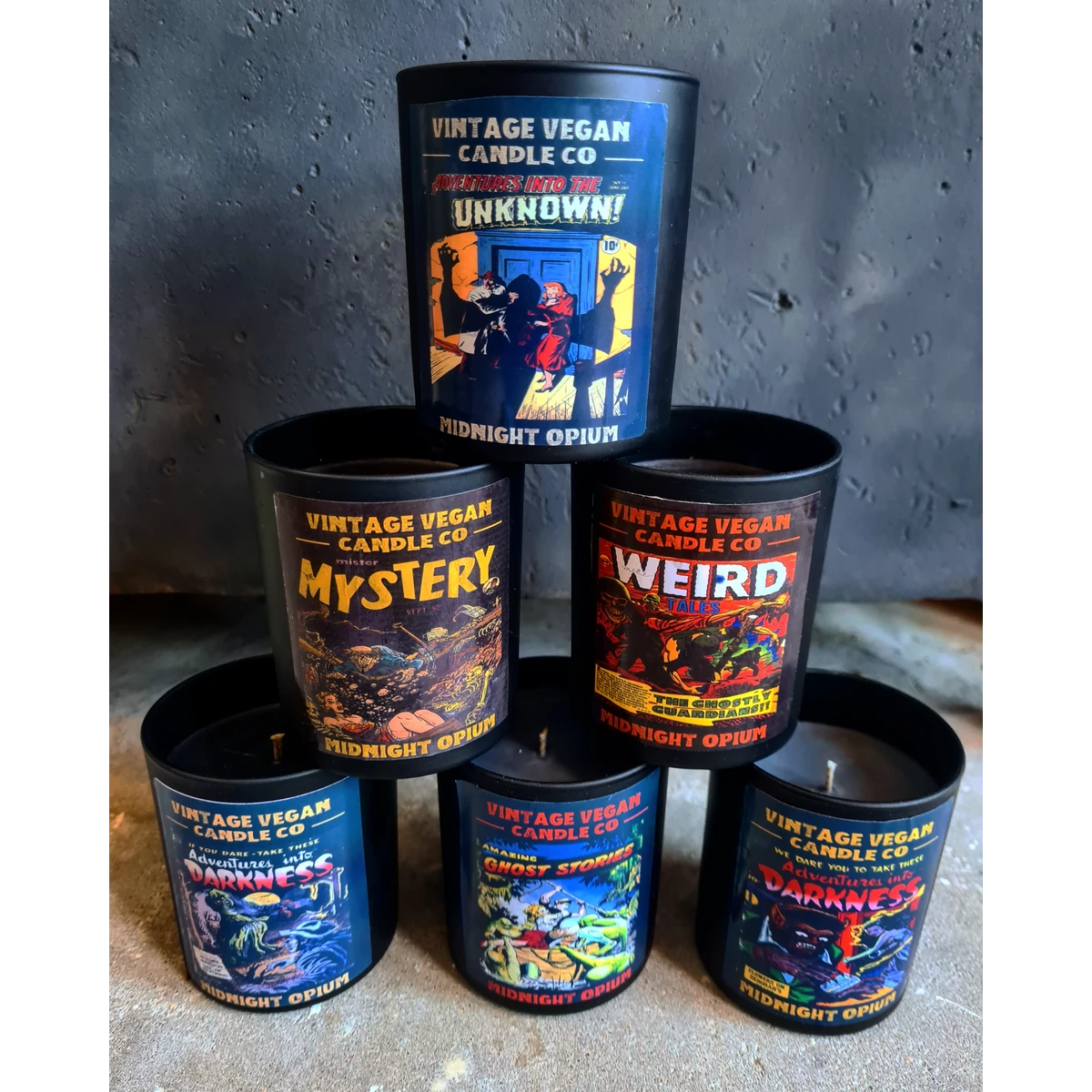 Halloween Comic Candle Vintage Vegan 200ml