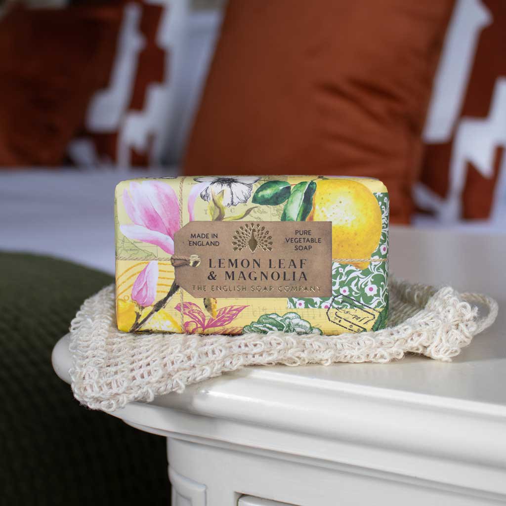 SAVON ANGLAIS Savon C° 190g - Feuille de Citron & Magnolia
