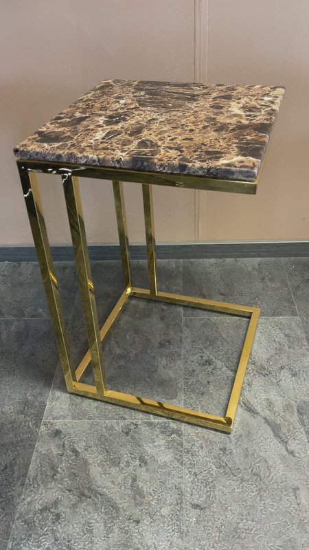Laptop table Gold Marble