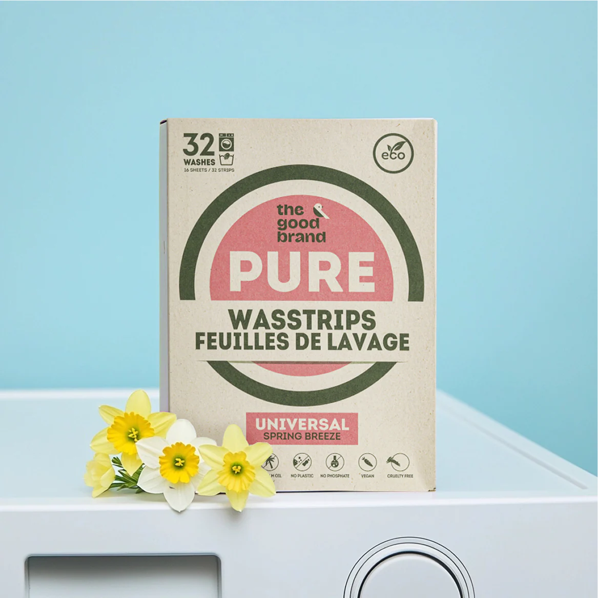 Laver les bandes 32 lavages Spring Breeze