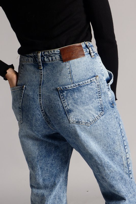 Damen-MOM-Jeans – High Waist – neu interpretierter 80er-Jahre-Stil
