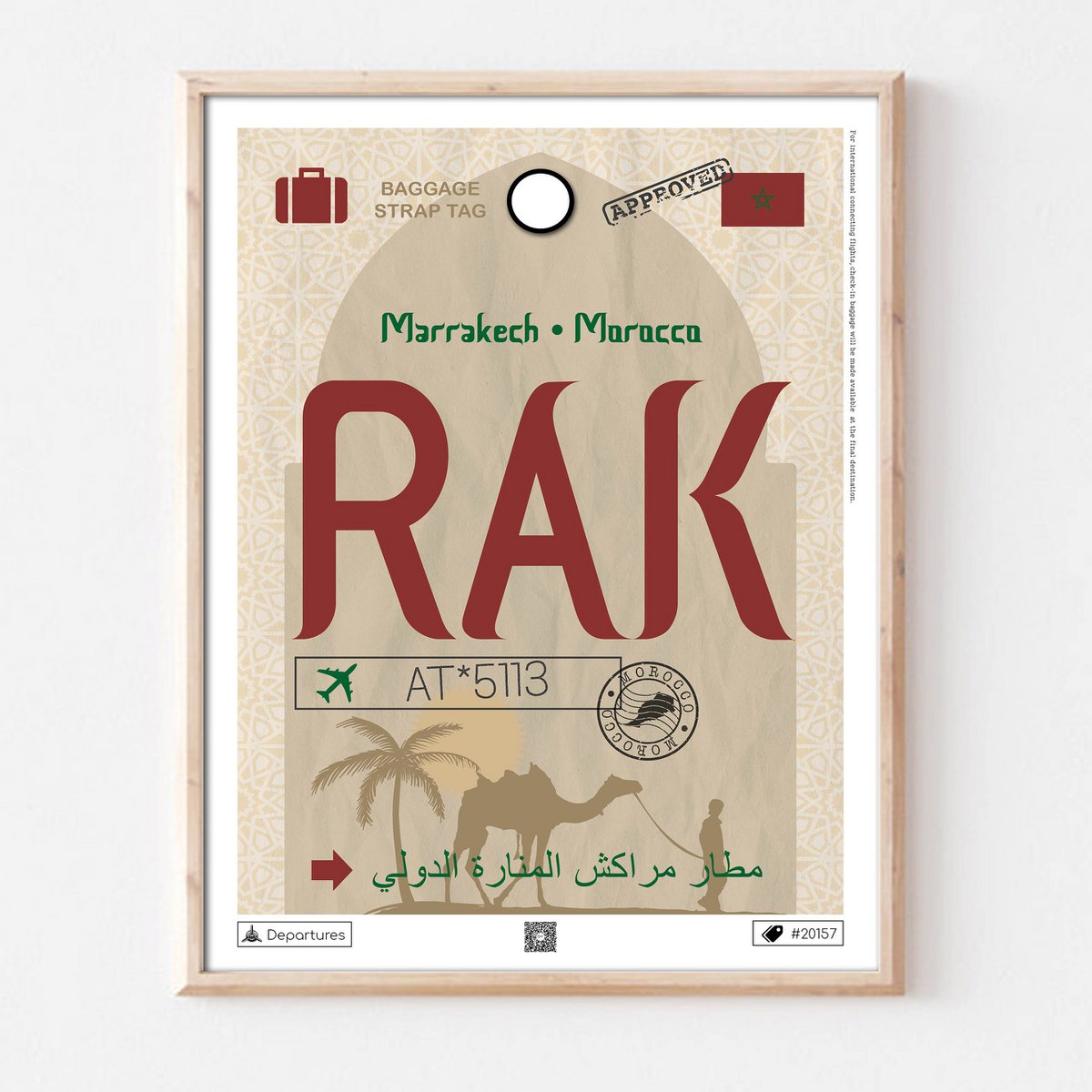 Marrakesh destinationsplakat