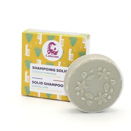 Solid shampoo for normal hair - Vitality Boost - White clay