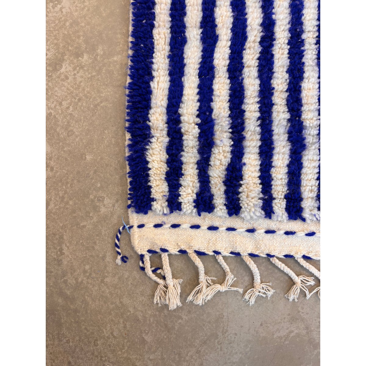 Berber carpet - Blu - 1.20 x 2.00