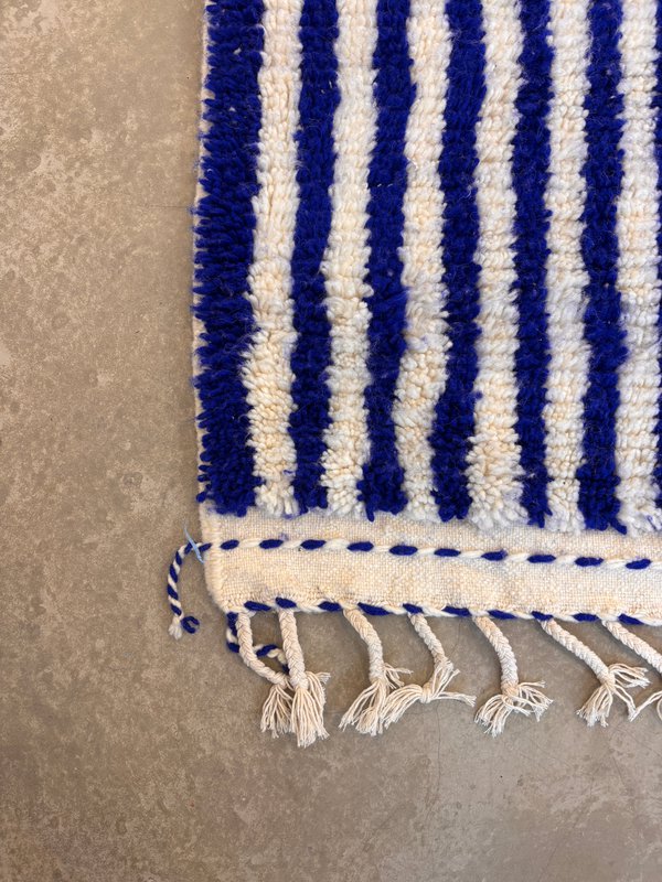 Berber carpet - Blu - 1.20 x 2.00