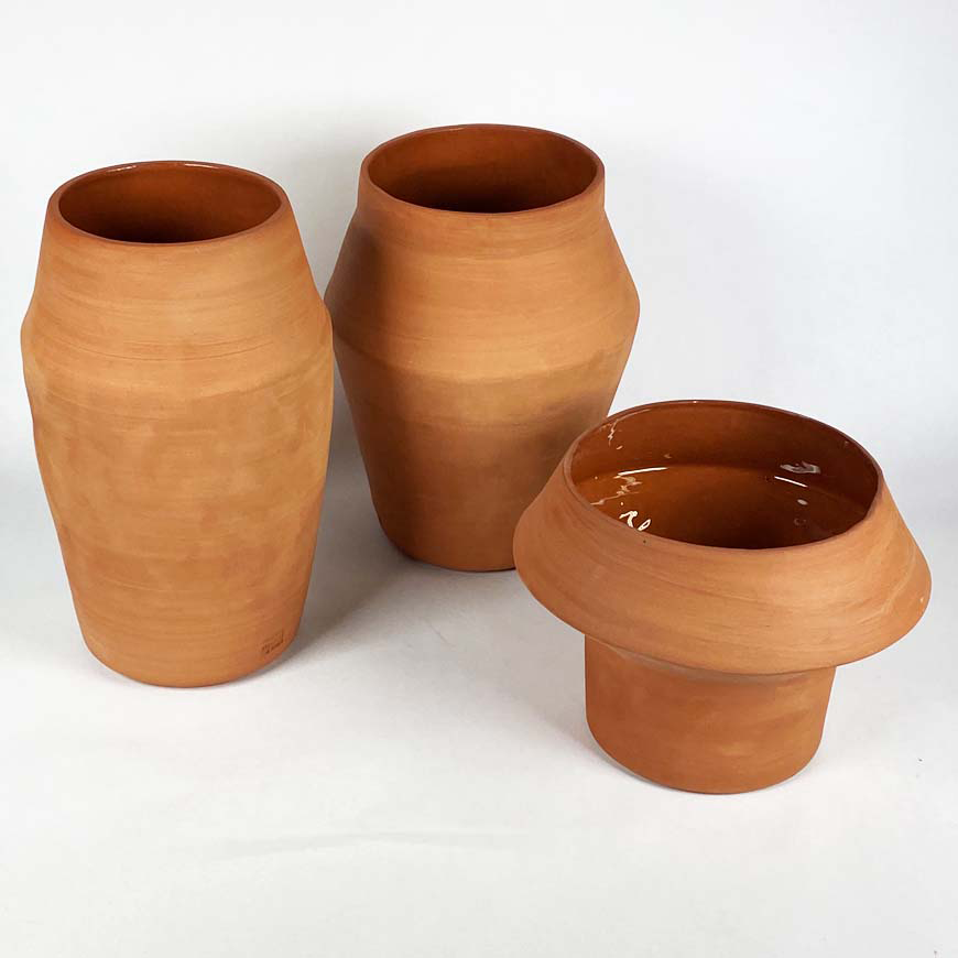Waikiki Vase Naked | Ceramic | Plant pot |wabi sabi | Clay | handmade | dutch design