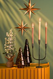 Decoratieve kerstboom  Groen