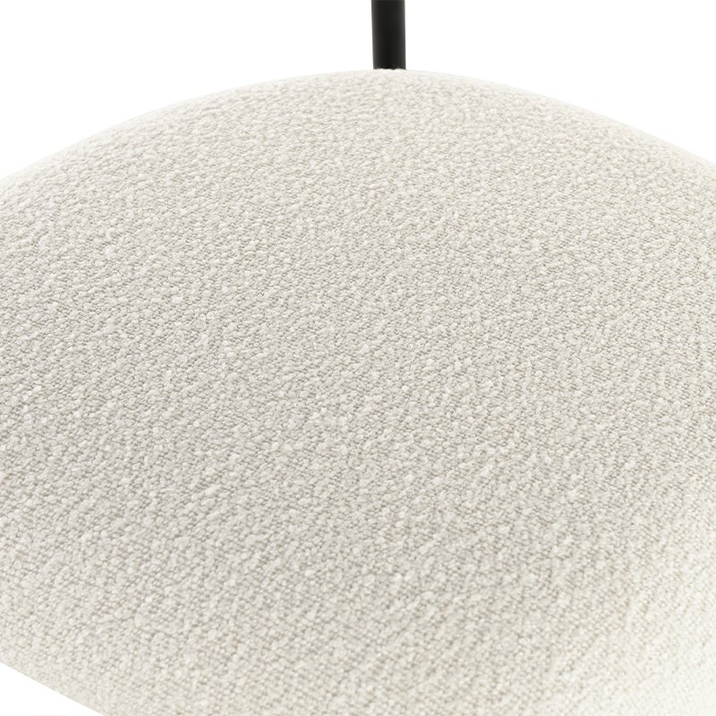 Zahra Bar Stool [Set van 2] [Wit] [Boucle Fabric] [65 cm]