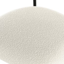 Zahra Bar Stool [Set van 2] [Wit] [Boucle Fabric] [65 cm]
