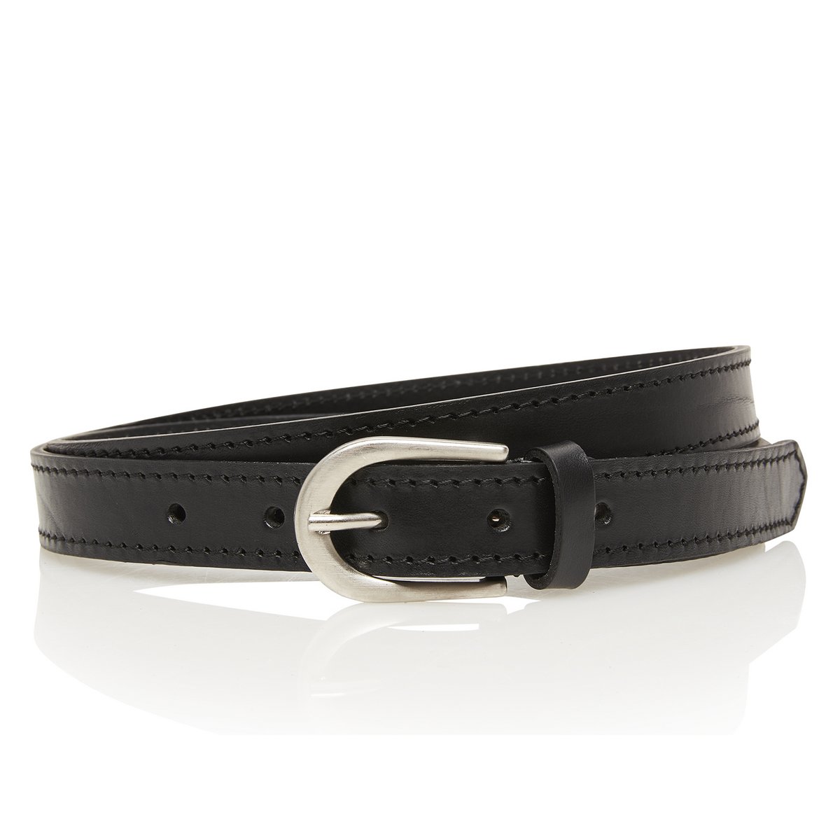 Timbelt Nerf leather belt 025/25 black