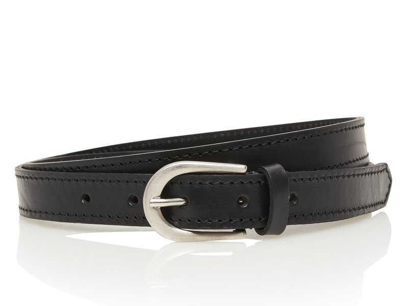 Timbelt Nerf leather belt 025/25 black