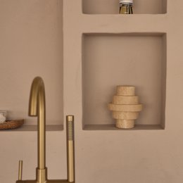 Travertin Agano Vase M