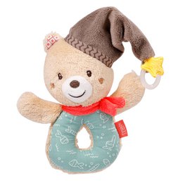 Soft ring rattle bear