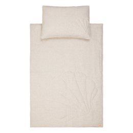 Linen shell child cover set "Sand"