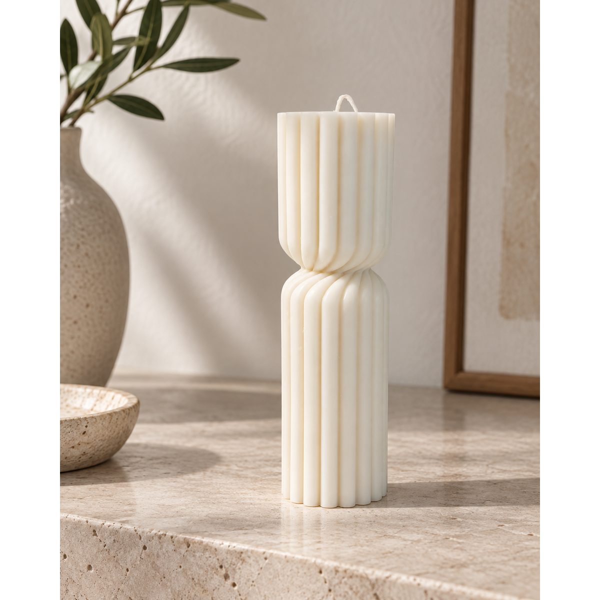 Pillar kaars | koolzaadwas