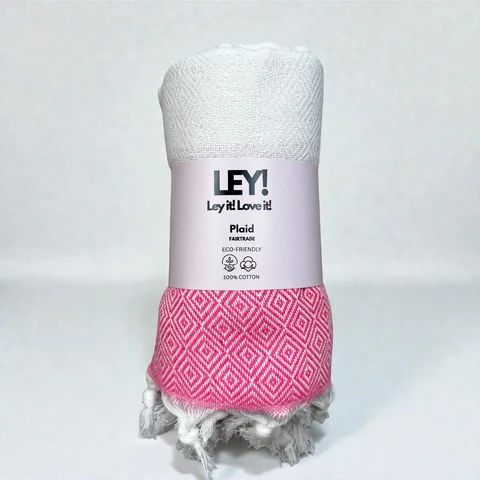 LEY! Plaid diamond - pink