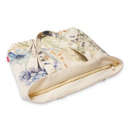 Canvas-Tasche mit Blumenmuster. Größe: 39 x 36 x 8,5