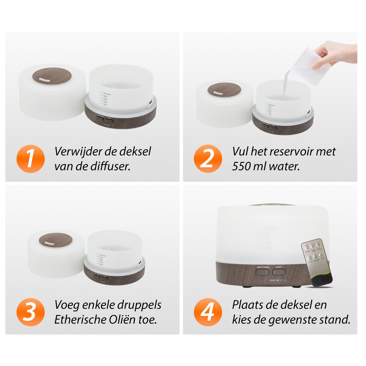 Happiness Pro - Dark Wood - Aroma Diffuser