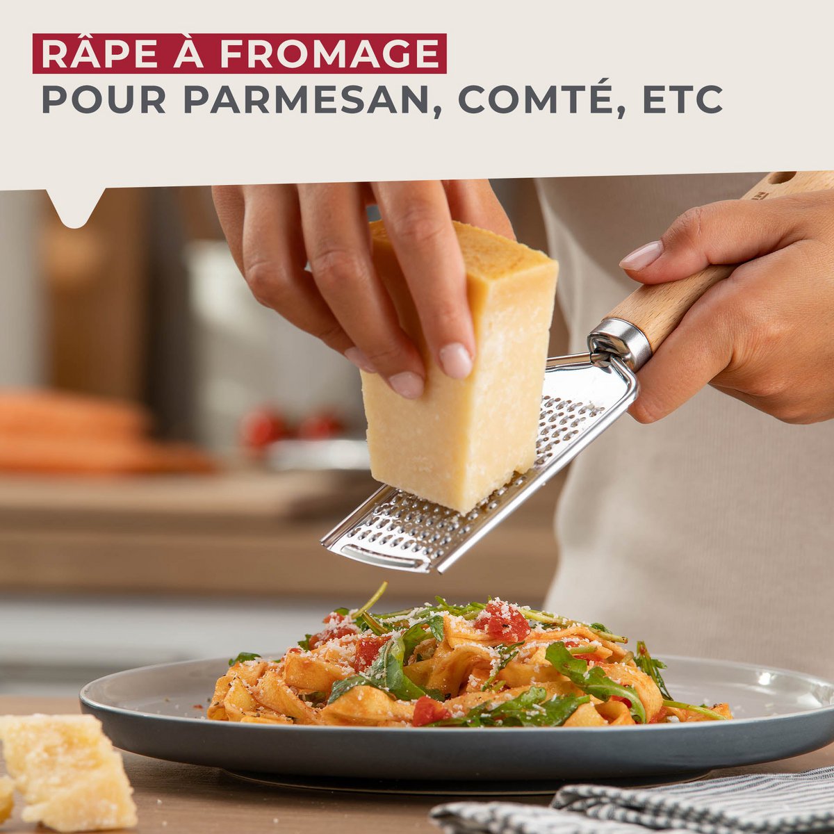 Fackelmann Pizza & Pasta Manuelle Käsereibe
