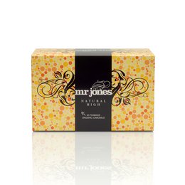 Natural herbal tea with a blend of natural ingredients. Earthy, floral aroma with a smooth, slightly sweet flavor.