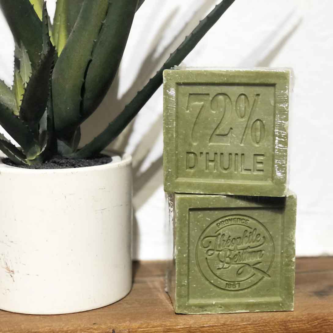 Traditionel Marseille sæbe 100% olivenolie. Uden parfume eller konserveringsmidler. terning 600 g