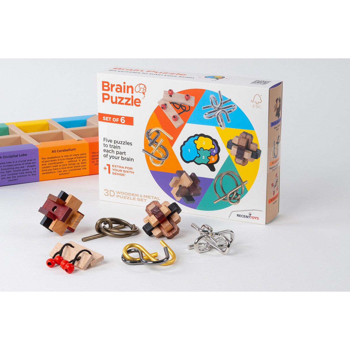 Puzzle cerebrali - set da 6