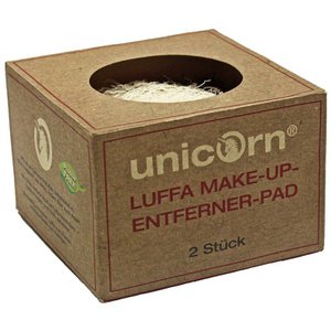 unicorn® Luffa make-up remover pad, 2 pcs.