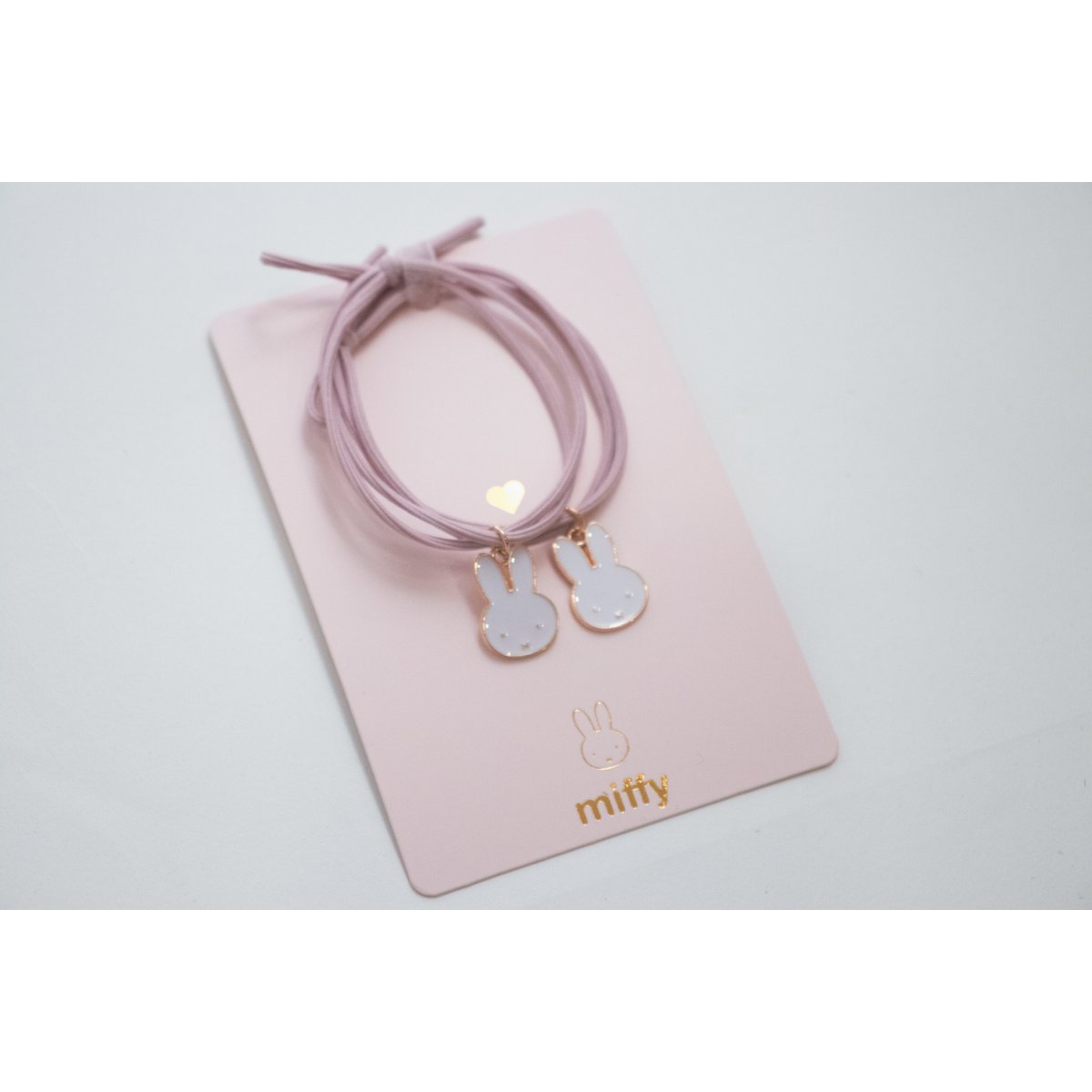 Duo af elastisk hår I armbånd til at dele Miffy