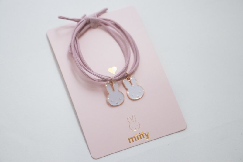 Duo af elastisk hår I armbånd til at dele Miffy