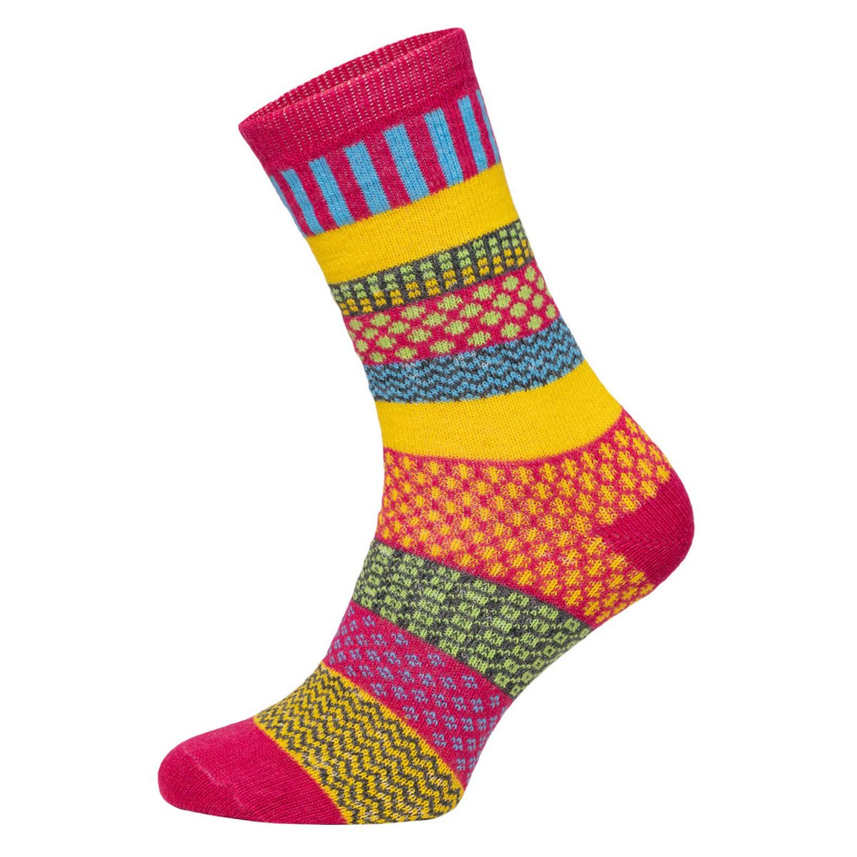 2 pairs 45% wool socks colorful s design 2 couple