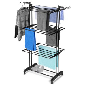 Clothes drying rack metal 125x170cm