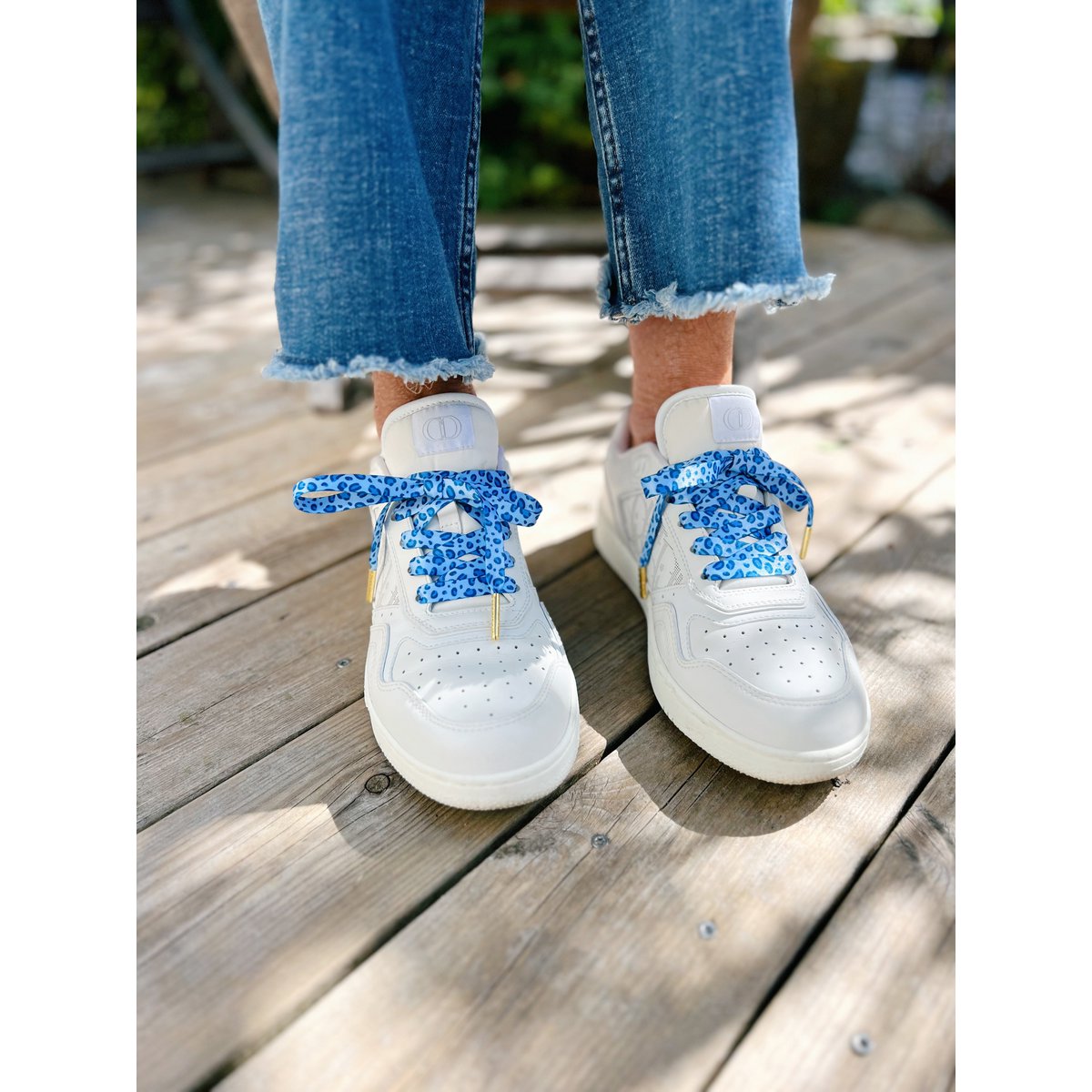 Blue Classic Leopard Skosnören