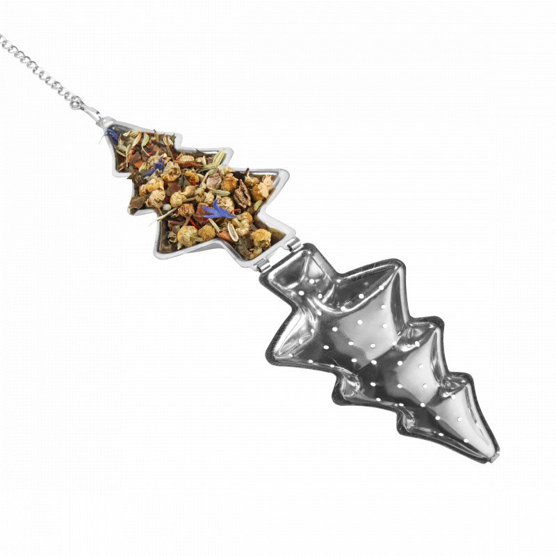 Tea infuser - stainless steel - Christmas tree