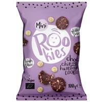 Mini Cookies Choc chip & Hazelnut, organic, Rookies 100g
